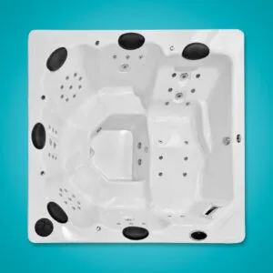 SPA de hidromassagem Sicília, formato quadrado